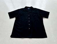 90s Polo Ralph Lauren CALDWELL Loop Shirt XL Black