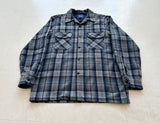 90s Pendleton Shadow Plaid Board Shirt M Blue