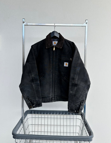 90s Carhartt Detroit Jacket 40 Black – NO BURCANCY