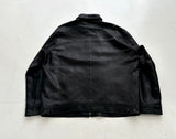 90s Polo Ralph Lauren Leather SwingTop Jacket L Black