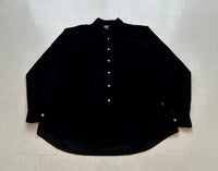 90s Polo Ralph Lauren Corduroy L/S Shirt XL Black