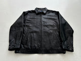 90s Polo Ralph Lauren Leather SwingTop Jacket L Black