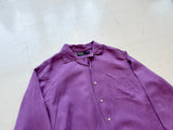 90s Polo Ralph Lauren Silk&Linen Loop L/S Shirt M Lavender