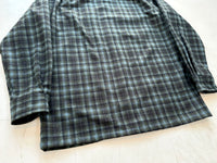 90s Pendleton Shadow Plaid Board Shirt M Turquoise&Black