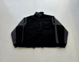 90s Eddie Bauer Fleece Wading Jacket XL Black