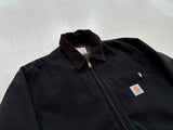 90s Carhartt Detroit Jacket 46 Black USA