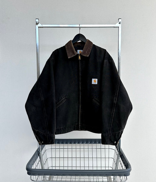 90s Carhartt Detroit Jacket XL Black – NO BURCANCY