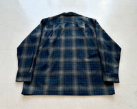 90s Pendleton ShadowPlaid Board Shirt XL Navy