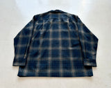 90s Pendleton ShadowPlaid Board Shirt XL Navy