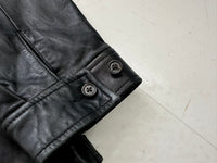 90s Polo Ralph Lauren Leather SwingTop Jacket L Black