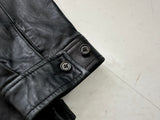 90s Polo Ralph Lauren Leather SwingTop Jacket L Black