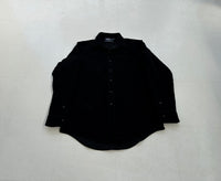 90s Polo Ralph Lauren LOWELL SPORT Corduroy Shirt L Black