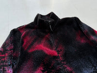 90s Black Mountain Aurora Fleece Jacket M Black