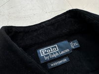 90s Polo Ralph Lauren Corduroy L/S Shirt XL Black