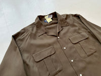 Deadstock 90s Polo Ralph Lauren Rayon Loop Shirt XL Khaki