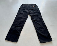 Carhartt Double Knee Pants 34x34 Black N9