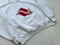 80s Haagen Dazs Logo Hoodie L White
