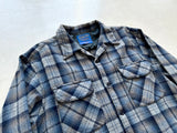 90s Pendleton ShadowPlaid Board Shirt L Blue