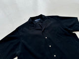 90s Polo Ralph Lauren CALDWELL Loop Shirt L Black