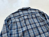 90s Pendleton Shadow Plaid Board Shirt M Blue