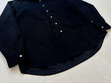 90s Polo Ralph Lauren Corduroy L/S Shirt XL Black