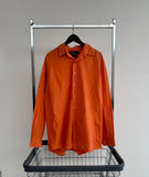 90s Polo RalphLauren L/S Shirt L Hermes Orange