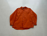 90s Polo RalphLauren L/S Shirt L Hermes Orange