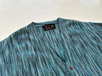 60s Munsingwear slab Mohair Cardigan M Turquoise