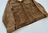 80s Polo Ralph Lauren Suede Trucker Jacket L