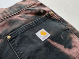 Carhartt Double Knee Pants 31x32 Black SuperFaded