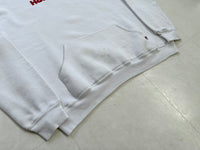 80s Haagen Dazs Logo Hoodie XL White