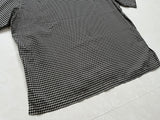 90s Polo Ralph Lauren Houndstooth Rayon Loop Shirt XL