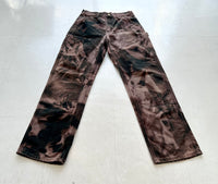 Carhartt Double Knee Pants 31x32 Black SuperFaded