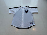 90s Majestic NY Yankees Jersey XL White&Navy