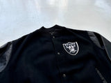 CHALK LINE NFL RAIDERS Varsity Jacket L Black