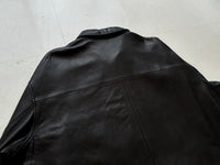 90s Polo Ralph Lauren Leather SwingTop Jacket XL Black