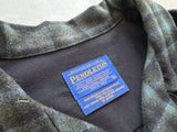 90s Pendleton Shadow Plaid Board Shirt M Turquoise&Black