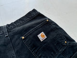 Carhartt Double knee Pants 30x34 Black N10