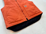 Carhartt Canvas Duck Vest L Orange