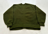 60s CAMPUS Mohair Cardigan L IvyGreen