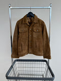 80s Polo Ralph Lauren Suede Trucker Jacket L