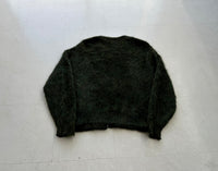 60s Revere Fuzzy Mohair Zip Cardigan M