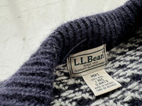 L.L. Bean BirdsEye Knit Sweater L