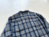 90s Pendleton ShadowPlaid Board Shirt L Blue