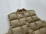 80s Eddie Bauer Quilting Puffer Vest 46 Ivory