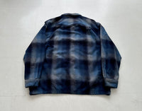 90s Pendleton Shadow Plaid Board Shirt XL Blue