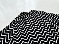 90s Polo Ralph Lauren CALDWELL ZigZag Loop Shirt L Black&White