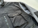 90s Eddie Bauer Fleece Wading Jacket XL Black