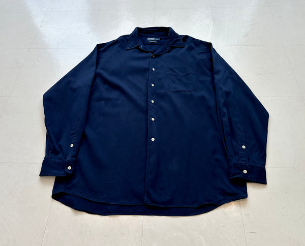 90s Polo Ralph Lauren MARLOWE L/S Shirt XL DeepNavy