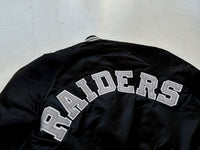 90s ChalkLine Raiders Varsity Jacket L Black